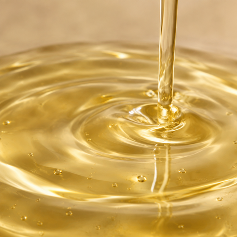 Castor oil close-up