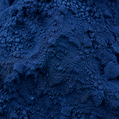 Close-up of indigo powder